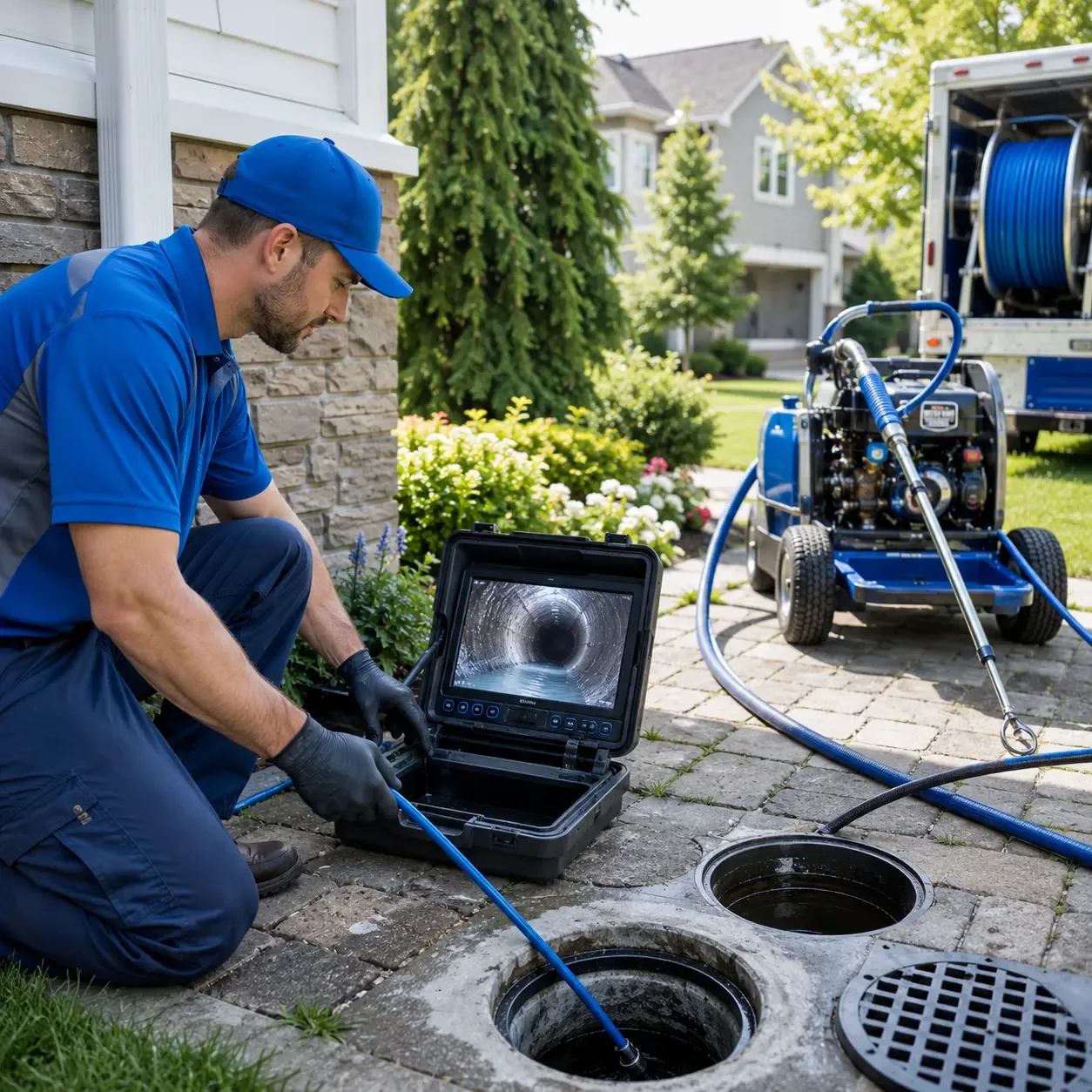 Outdoor drain cleaning professionals serving Mount Morris, IL